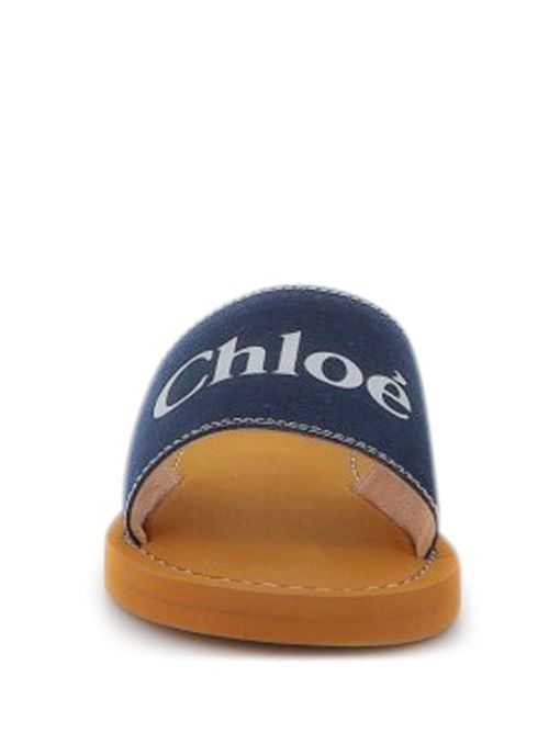 Ciabatta bambina con logo Chloe' Kids | C20507859